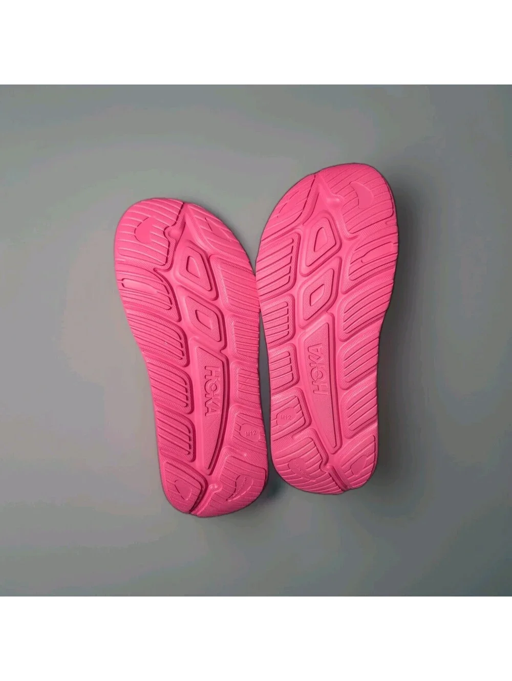 HOKA Vibrant Bloom Ora 3 Women’s 14 Men's 12 US Pink Recovery Slide Sandals